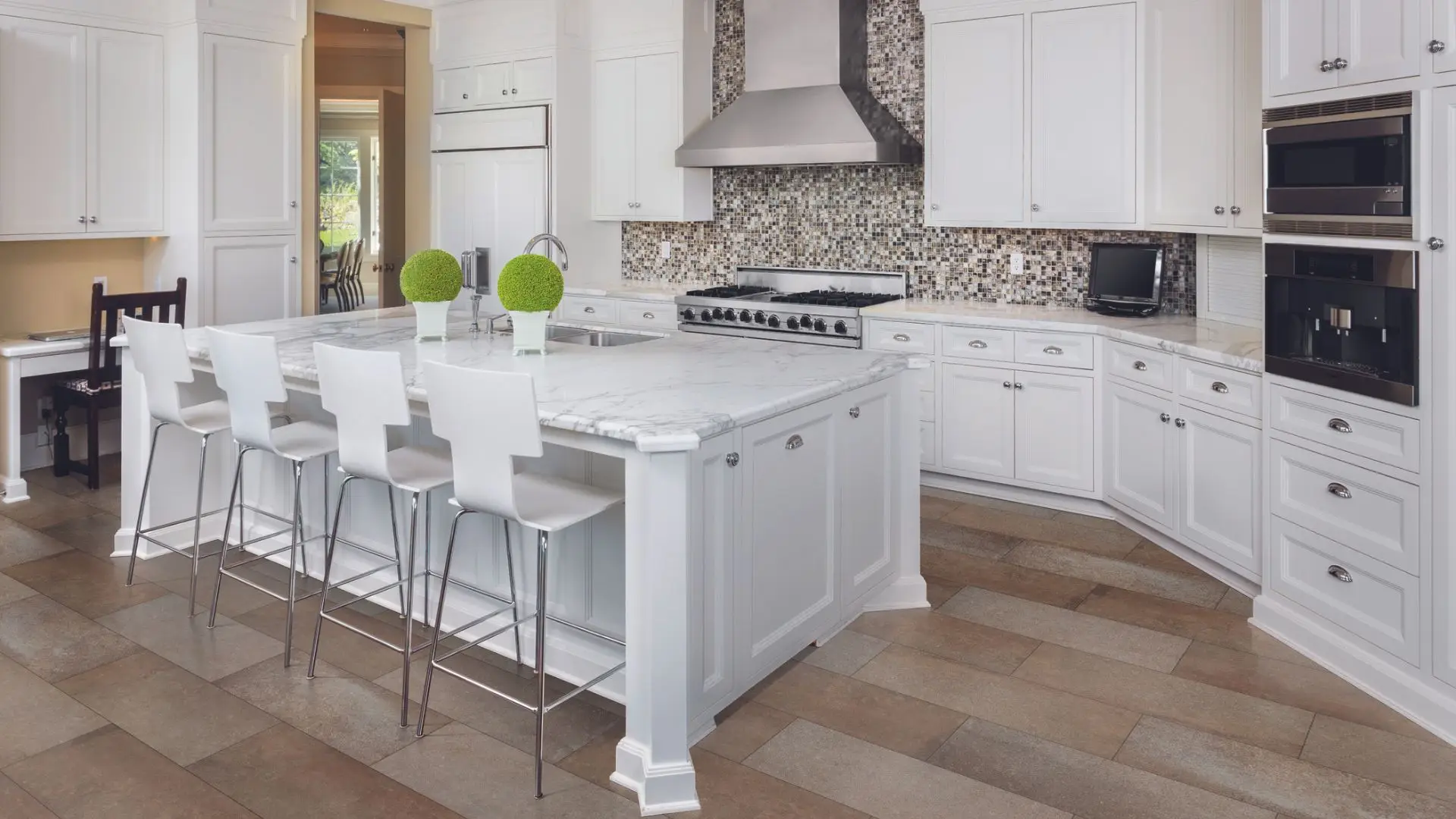 kitchen counter in modern kitchen